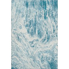 Premium Machine Washable Mayfield AMF971 Teal 3' x 5' Rug
