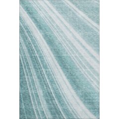 Premium Machine Washable Mayfield AMF981 Teal 3' x 5' Rug