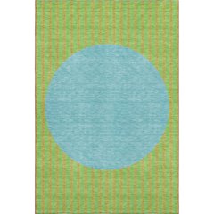 Premium Machine Washable Mayfield AMF994 Lime 3' x 5' Rug