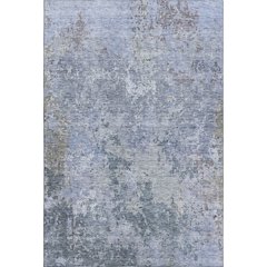 Luxury Washable Indoor/Outdoor Bresca Blue 3' x 5' Rug
