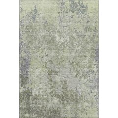 Luxury Washable Indoor/Outdoor Bresca Green 3' x 5' Rug