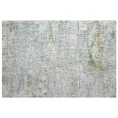 Luxury Washable Boca Seafoam 10' x 14' Rug