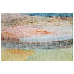 Luxury Washable Boca Salmon 10' x 14' Rug