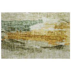 Luxury Washable Boca Aloe 10' x 14' Rug