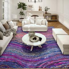 Karina Flirt Modern Abstract 9' x 12' Area Rug Flirt AKC33