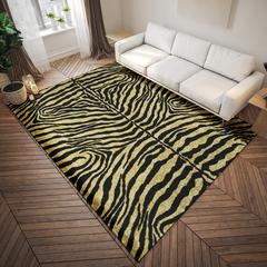 Safari Gilded Animal Animal Print 9' x 12' Area Rug Gilded ASF31