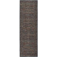 Jericho JC10 Midnight 2'6" x 10' Runner Rug