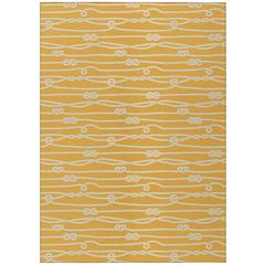Indoor/Outdoor Harbor HA7 Gold Washable 3' x 5' Rug