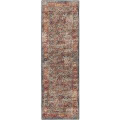 Jericho JC3 Charcoal 2'6" x 10' Runner Rug