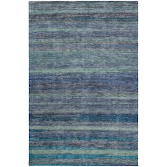 Luxury Washable Indoor/Outdoor Kochi Blue 3' x 5' Rug