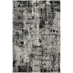 Luxury Washable Indoor/Outdoor Kochi Black 3' x 5' Rug
