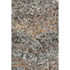 Luxury Washable Indoor/Outdoor Kaleidoscope KL1 Gray 3' x 5' Rug