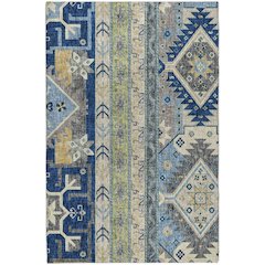 Luxury Washable Lorenzo Navy 3' x 5' Rug