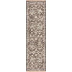 Indoor/Outdoor Marbella MB4 Mocha Washable 2'3" x 12' Runner Rug