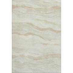 Machine Washable Indoor/Outdoor Pacifica Beige 3' x 5' Rug