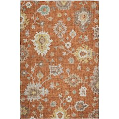 Luxury Washable Indoor/Outdoor Portico Paprika 3' x 5' Rug