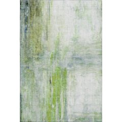 Luxury Washable Indoor/Outdoor Ravenna Aloe 3' x 5' Rug
