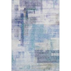 Luxury Washable Indoor/Outdoor Ravenna Blue 3' x 5' Rug