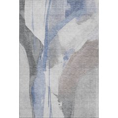 Luxury Washable Indoor/Outdoor Ravenna Denim 3' x 5' Rug
