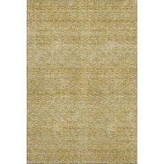 Luxury Washable Indoor/Outdoor Soft Essentials SE1 Gold 3' x 5' Rug