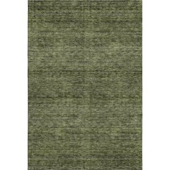 Luxury Washable Indoor/Outdoor Soft Essentials SE1 Green 3' x 5' Rug