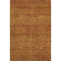 Luxury Washable Indoor/Outdoor Soft Essentials SE1 Orange 3' x 5' Rug