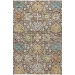 Indoor/Outdoor Silk Road Mocha 3' x 5' Rug