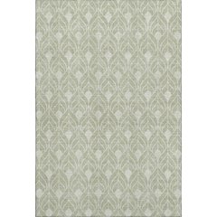 Luxury Washable Indoor/Outdoor The Reserve Celery 3' x 5' Rug