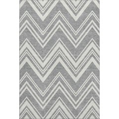 Luxury Washable Indoor/Outdoor The Reserve Pewter 3' x 5' Rug