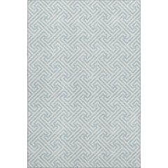 Luxury Washable Indoor/Outdoor The Reserve Sky 3' x 5' Rug
