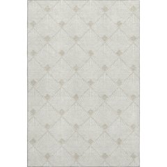 Luxury Washable Indoor/Outdoor The Reserve Ivory 3' x 5' Rug