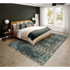 Bravado Mink Transitional Aztec/Incan 9' x 12' Area Rug Mink ABV38