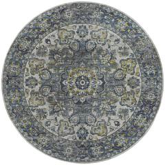 Tuscany TU1 Silver 4' x 4' Rug