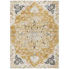 Indoor/Outdoor Marbella MB3 Gold Washable 5' x 7'6" Rug