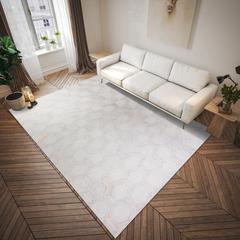 Laredo Ivory Animal Patchwork 9' x 12' Area Rug Ivory ALR31
