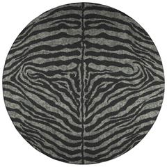 Indoor/Outdoor Mali ML1 Midnight Washable 4' x 4' Round Rug
