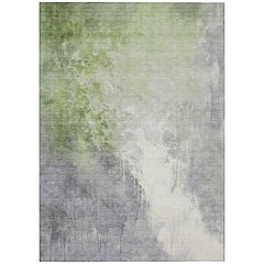 Machine Washable Indoor/Outdoor Chantille Aloe 5' x 7'6" Rug