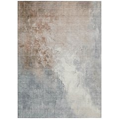 Machine Washable Indoor/Outdoor Chantille Paprika 5' x 7'6" Rug