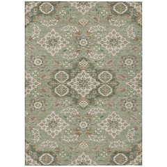 Machine Washable Indoor/Outdoor Chantille Sage 5' x 7'6" Rug