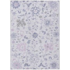 Machine Washable Indoor/Outdoor Chantille Lavender 5' x 7'6" Rug