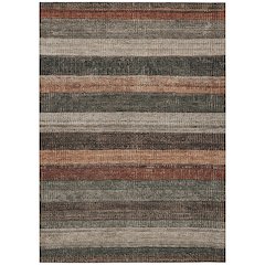 Machine Washable Indoor/Outdoor Chantille Paprika 5' x 7'6" Rug