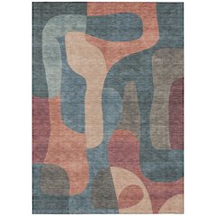 Machine Washable Indoor/Outdoor Chantille Sage 5' x 7'6" Rug