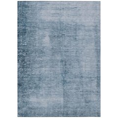 Machine Washable Indoor/Outdoor Chantille Denim 5' x 7'6" Rug