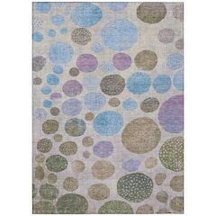 Machine Washable Indoor/Outdoor Chantille Taupe 5' x 7'6" Rug