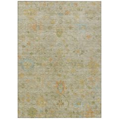 Machine Washable Indoor/Outdoor Chantille Khaki 5' x 7'6" Rug