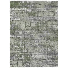 Machine Washable Indoor/Outdoor Chantille Olive 5' x 7'6" Rug