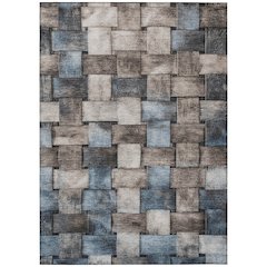 Machine Washable Indoor/Outdoor Chantille Taupe 5' x 7'6" Rug