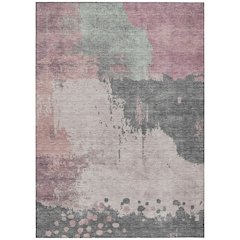 Machine Washable Indoor/Outdoor Chantille Blush 5' x 7'6" Rug