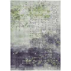 Machine Washable Indoor/Outdoor Chantille Aloe 5' x 7'6" Rug