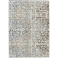 Machine Washable Indoor/Outdoor Chantille Putty 5' x 7'6" Rug
